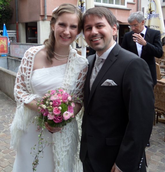 Das Brautpaar Daniela und Daniel Wimmer