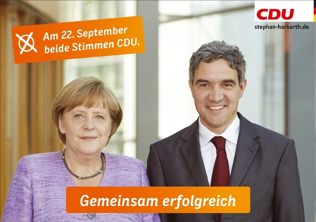 Dr. Angela Merkel und MdB Dr. Stephan Harbarth